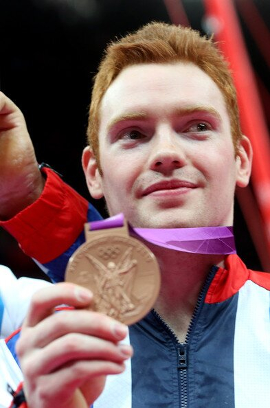 Dan Purvis with his Olympic bronze medal