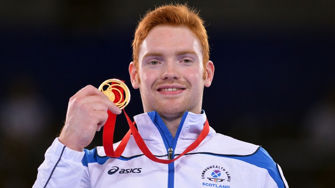 Dan Purvis representing Great Britain