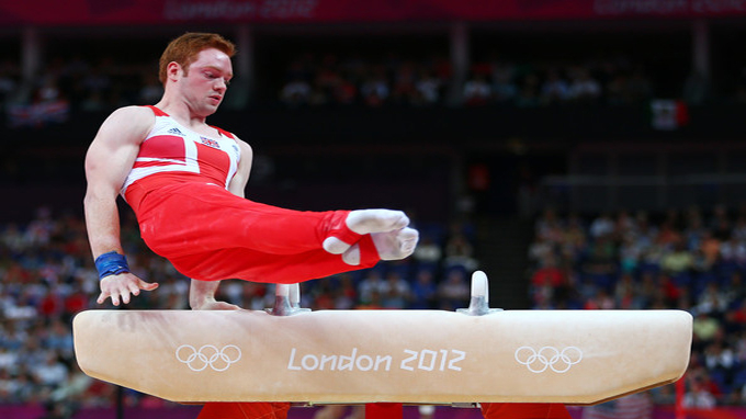Dan Purvis competing at the London 2012 Olympic Games